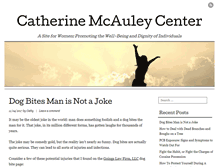 Tablet Screenshot of catherinemcauleycenter.com